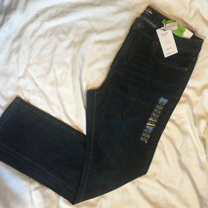 Bluenotes Denim Repreve Dark Wash Skinny Jeans 36/32 New #856-2102